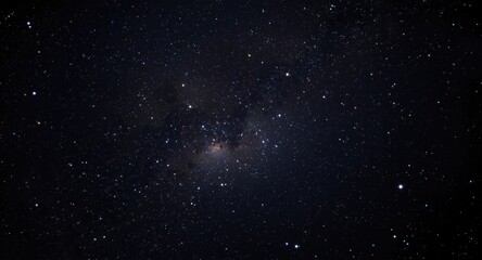 Fototapeta premium Radiant specks of stars glowing in the dark universe