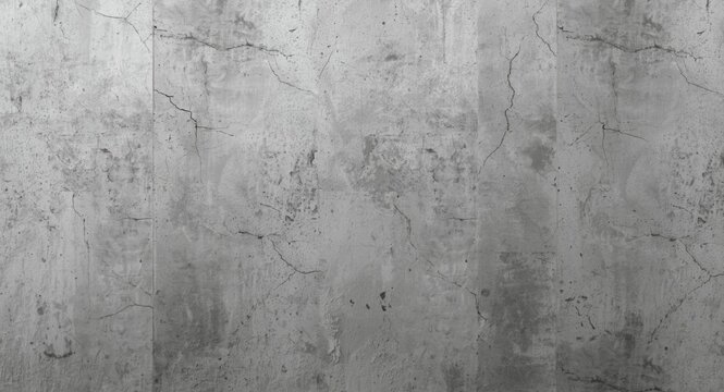 Scratched concrete wall closeup with smooth copy space for background applications