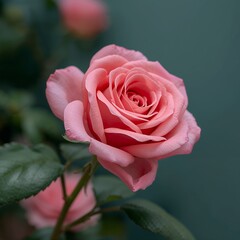 Fototapeta premium pink rose in garden