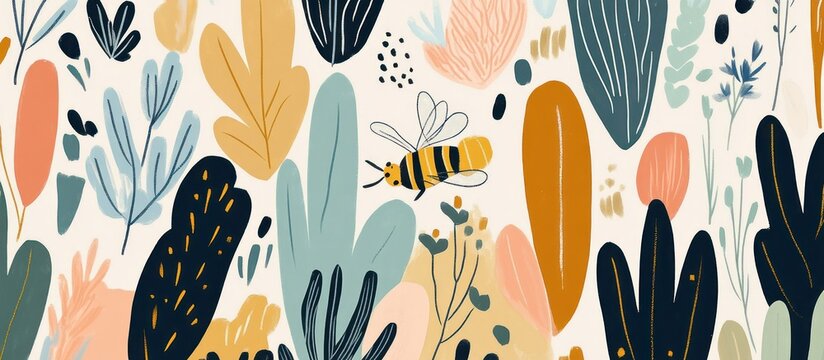 Abstract Botanical Design