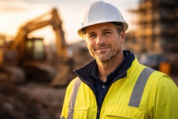 Fototapeta premium Construction worker