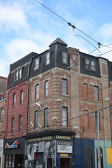 Naklejka premium exterior of The Cameron House, a live music venue, located at 408 Queen St W, Toronto