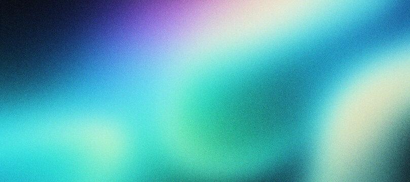 Vibrant abstract gradient background with smooth transitions of blue, teal, purple, and light green hues, creating a soft, blurred light effect perfect for modern designs.