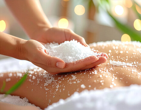 Peeling solny - rytuał oczyszczający w spa