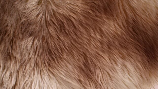 Waving Real Animal Fur Texture Background in Slow Motion, 1000fps.