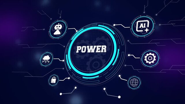 Superior digital power management system with sophisticated hardware circuitry and automated energy distribution for modern industrial technology