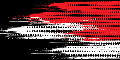 Gaming esport background striking stripes electric banner vector illustration design red black grunge brush wing comic pattern modern abstract concept livery stripes decal paint splash splatter.eps 10 © roni