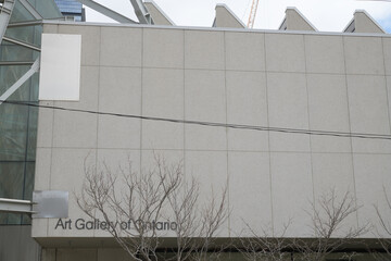 Naklejka premium exterior of the Art Gallery of Ontario (Dundas St W and Beverley St side), Toronto