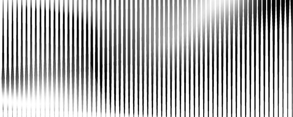 Obraz premium Abstract art geometric background with vertical lines. Optical illusion with waves and transition.
