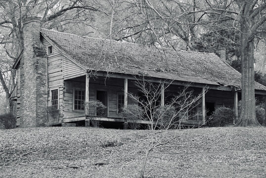 Wooden Residence Grand Gulf Military Park Natchez Trace Parkway Port Gibson Mississippi Southern United States