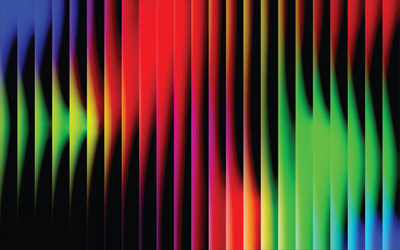 Neon verticle shape Colorful Abstract Background