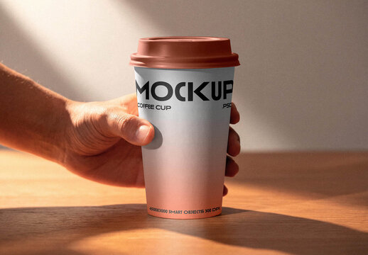 Takeaway Coffee Cup Mockup