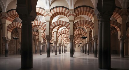 Obraz premium Interior of the mezquita cordoba spain