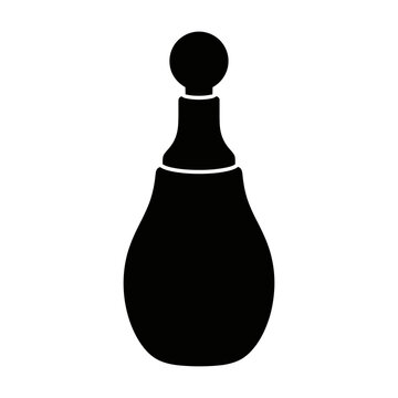 Silhouette of an Ink Bingo Dauber Marker for Lottery Card Gaming, Representing Casino Supplies and Recreational Play.