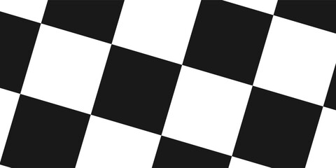 Naklejka premium Checkered flag wave on white background design for sport race championship vector illustration.