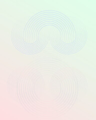 Soft pastel gradient background with abstract curved line pattern, minimal modern texture backdrop, light pink and blue smooth blend wallpaper