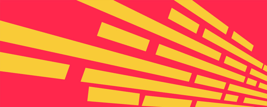 Comic book speed red yellow color lines isolated on background stripe and radial effect style for manga speed frame, superhero action, explosion background. Motion line effect, pop art. Vector 10 eps