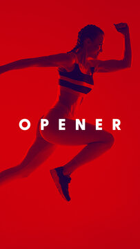 Dynamic Transitions Opener VERTICAL &ndash; Fast Motion Intro with Smooth Transitions, Modern Opener Animation for Promo, Social Media and Video Presentation