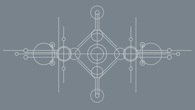 vector illustration of a vintage compass