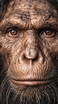 Evolutionary ape change: primate advancement, early human creation, primitive being transformation, species mutation, biological sequence, ancestral origin, natural progression, gradual evolution