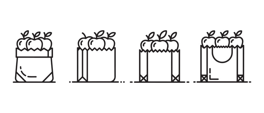 Detailed technical drawings of four mechanical component designs with varying features.