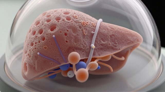 Liver Organoid in Matrigel Dome