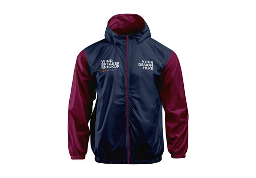 Windbreaker Jacket Mockup