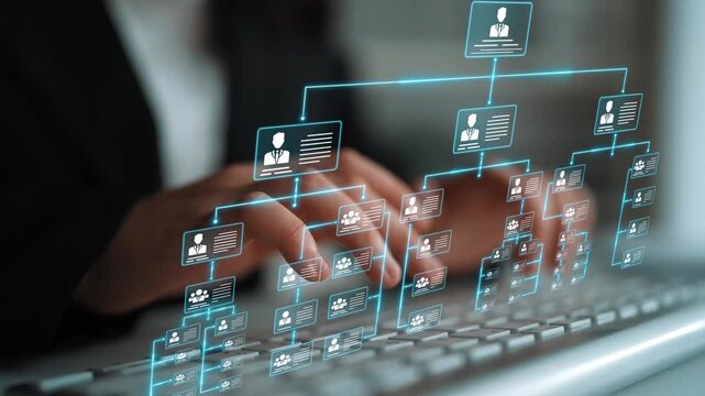 Corporate org chart and team structure show hierarchy, team, and structure for clear organization, management, and operational planning Marrow
