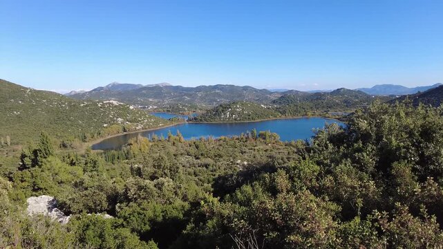 The Bacina Lakes in the Dalmatia region of Croatia, Europe