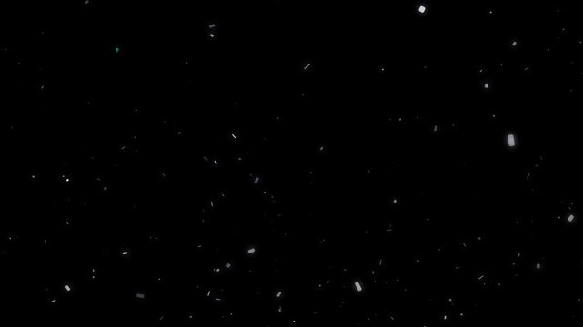 Abstract light particles gently floating upward in ambient atmospheric motion video loop
