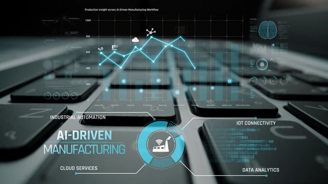 AI-driven manufacturing boosts industrial automation through IoT, cloud, and data analytics. Manufacturing process and factory output are optimized with smart feedback and AI. Marrow