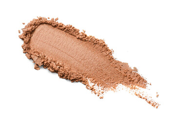 Naklejka na ściany i meble A smooth makeup foundation compact powder swatch showcases the latest beauty trends