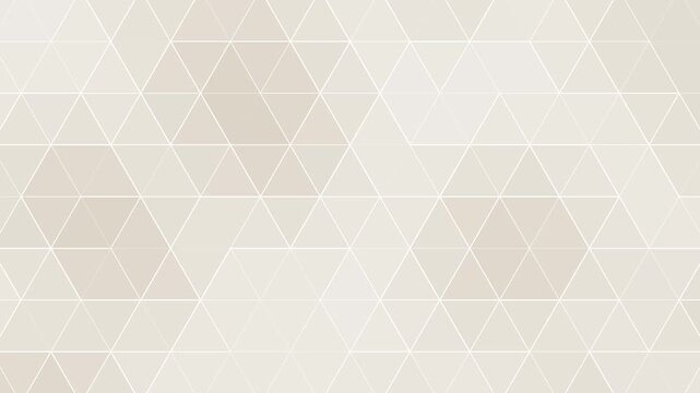 Minimalist off white sand beige abstract triangle mosaic grid gradient animation background