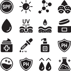 Fototapeta premium icon set