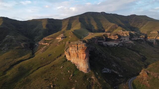 Brandwag Buttress, Golden Gate National Park, Clarens, South Africa