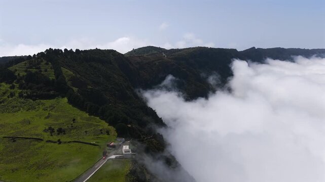 El Hierro Highlands Above Clouds La Frontera Viewpoint Mirador Bascos Spain's Southernmost Island