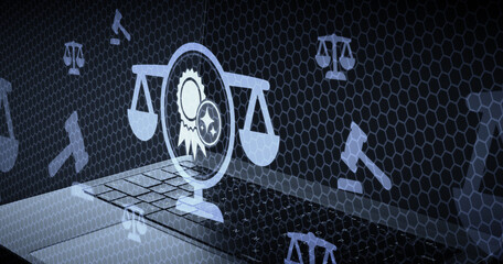 Ciberseguridad y protección de datos con inteligencia artificial y candado digital © sh99