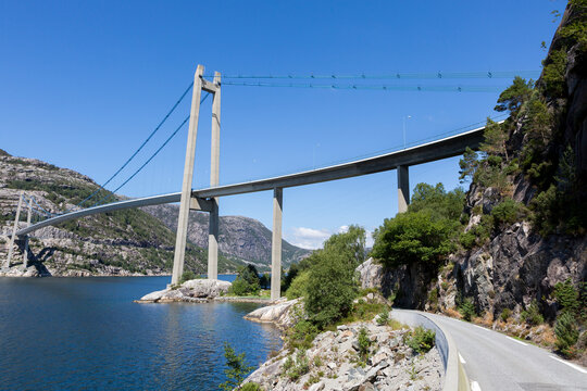 Lysefjord bridge (near Forsand, Rogaland, Norway)