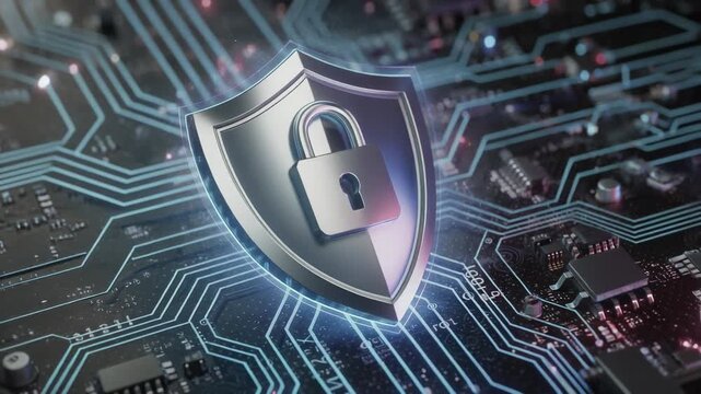 Dynamic video showcasing advanced cybersecurity techniques with a focus on digital security and online protection