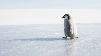 Obraz premium penguin in the snow