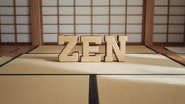 Zen. Peace and meditation.