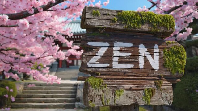Zen. Peace and meditation.