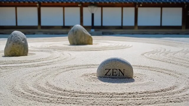 Zen. Peace and meditation.