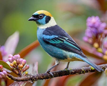 Golden hooded tanager