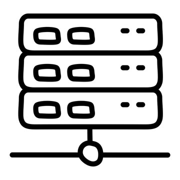 An icon style of network server 