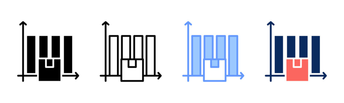 Viability icon set multiple style collection
