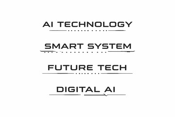 Obraz premium Ai technology and smart system design for future digital tech innovations