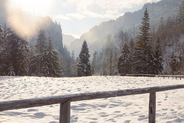 Krajobraz górski zimą © Krystian