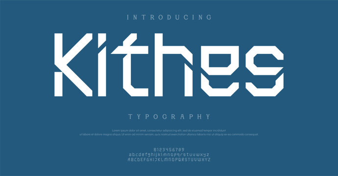 Introducing Kithes Typography Font Design
