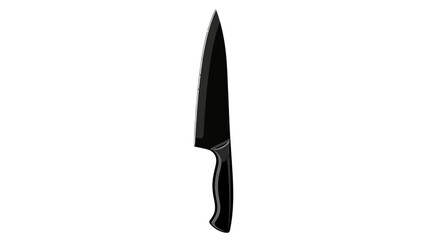 Obraz premium Black Kitchen Chef Knife.